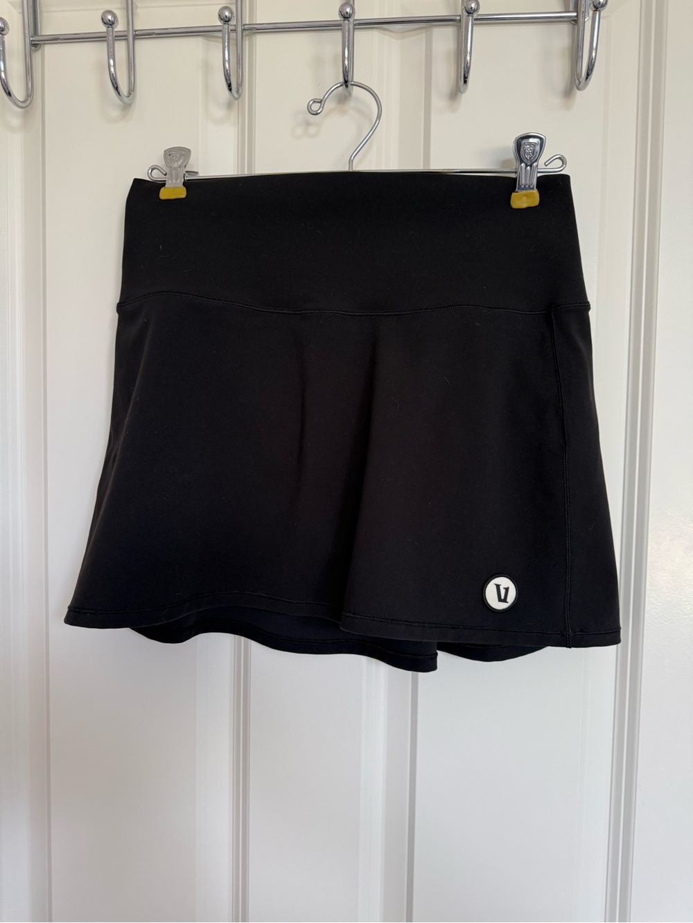 Vuori Black A-Line Athletic Skirt